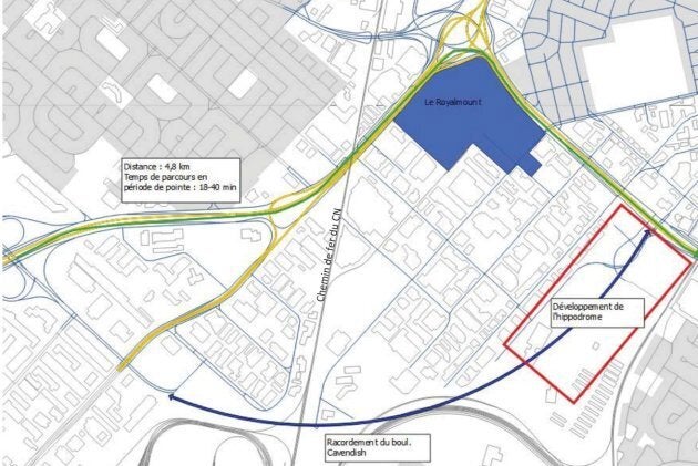 La firme WSP estime que le méga-centre commercial Royalmount aurait un impact faible sur le projet de raccordement du boulevard Cavendish.