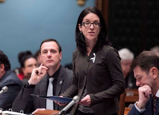 Sonia LeBel, ministre de la Justice, des Relations canadiennes et de la Francophonie canadienne et responsable de la Condition féminine, a aussi abordé le dossier de l'immigration avec Ottawa.
