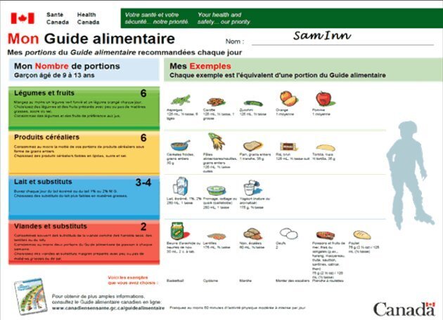 Le Nouveau Guide Alimentaire Canadien Est-il Vraiment Adapté à Notre ...