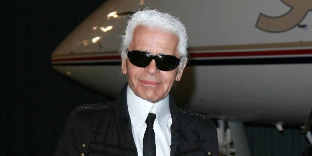 karl lagerfeld at the 2007 2008 ...