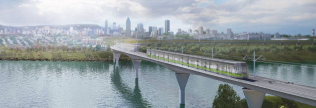 Le futur Réseau express métropolitain (REM) reliera le centre-ville de Montréal à la Rive-Sud, à la Rive-Nord, à l'Ouest de l'île et à l'aéroport.