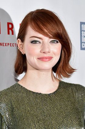 Round Face: Side-Swept Bangs