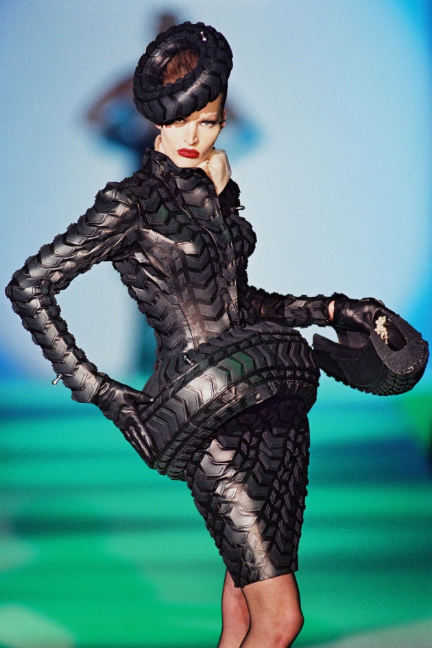 Patrice Stable. Outfit: Thierry Mugler, Les Insectes collection, haute couture printemps-été 1997.