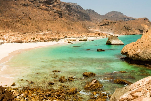 Plage à proximité de Salalah, Dhofar, Oman.