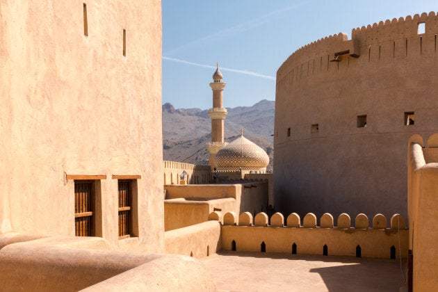 Le fort et la mosquée de Nizwa, Oman.