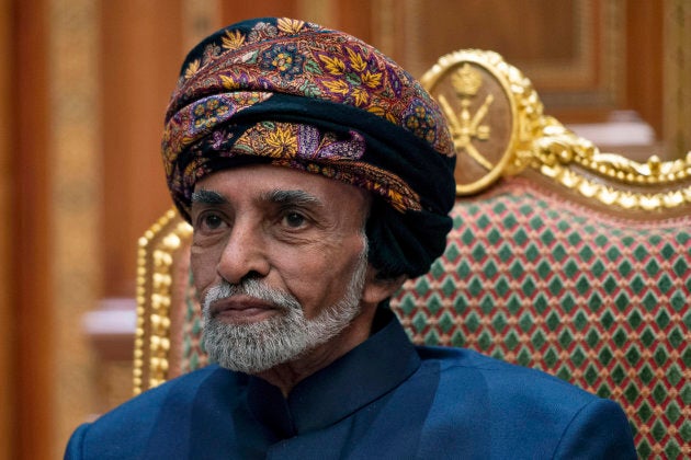 Le sultan d'Oman, Qaboos bin Said al-Saiden janvier 2019.