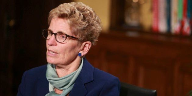 TORONTO, ON - OCTOBER 23: Ontario Premier Kathleen Wynne during a one-on-one interview with Toronto Star's Richard Brennan. (Andrew Francis Wallace/Toronto Star via Getty Images)