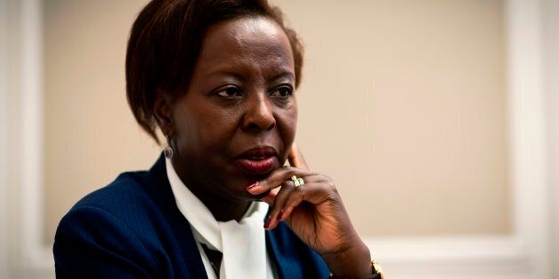 La présidente de l'Organisation internationale de la Francophonie, Louise Mushikiwabo.