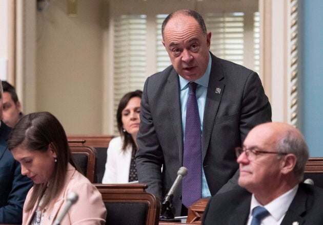 Christian Dubé, président du Conseil du trésor, n'a pas été tendre à l'endroit de l'ex-gouvernement libéral.