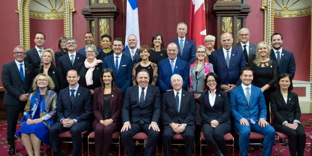 François Legault a présenté un Conseil des ministres composé de nombreux nouveaux visages, jeudi.