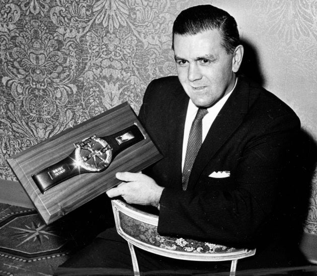 Maurice Richard été nommé «Athlète de la décennie 1950-1960», le 26 novembre 1962 à New York.