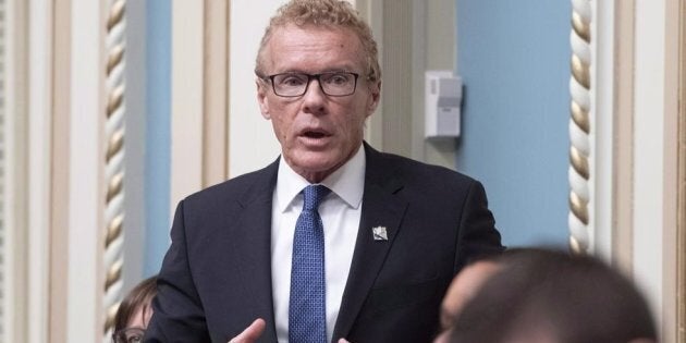 Le ministre du Travail, de l'Emploi et de la Solidarité sociale, Jean Boulet.