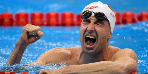 Benoit Huot CAN finishing third in the Men's 400m Freestyle - S10 Final. Swimming in the Olympic Aquatics Stadium. The Paralympic Games, Rio de Janeiro, Brazil, Thursday 15th September 2016. Photo: Al Tielemans-OIS/IOC/Handout via REUTERS