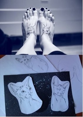 15 Jolis Tatouages De Chat Reperes Sur Pinterest Pour Inspiration Huffpost Null