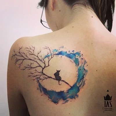 15 Jolis Tatouages De Chat Reperes Sur Pinterest Pour Inspiration Huffpost Null