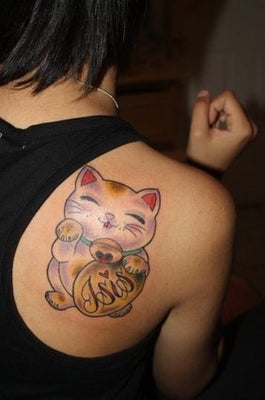15 Jolis Tatouages De Chat Reperes Sur Pinterest Pour Inspiration Huffpost Null