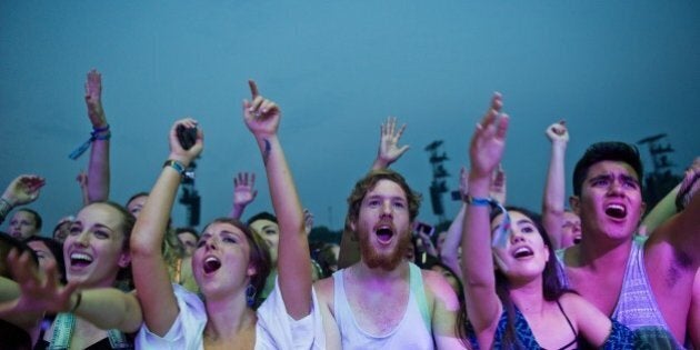 MONTREAL, CANADA - AUGUST 03: A general view of day 3 at the Osheaga Music and Arts Festival on August 3, 2014 in Montreal, Canada. (Photo by Emma McIntyre/Getty Images)