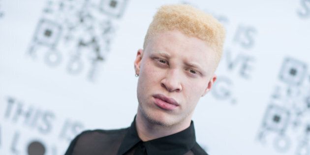 Model Shaun Ross arrives at the KODE 6 Party held at The Standard on Sunday, July 12, 2015, in West Hollywood, Calif. (Photo by John Salangsang/Invision/AP)