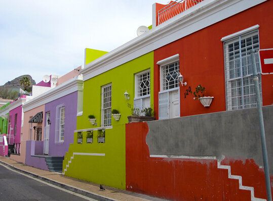 Le quartier Bo Kaap à Cape Town