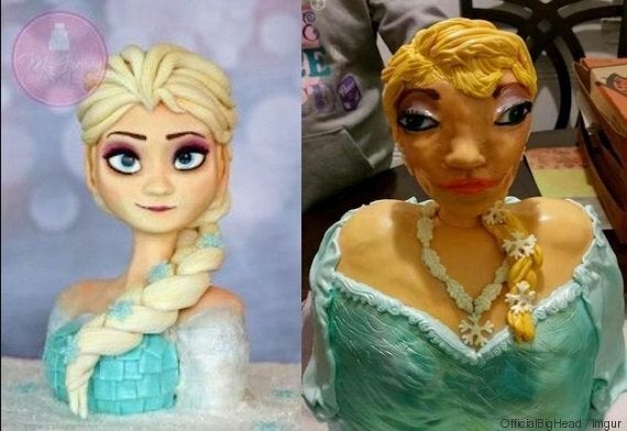 Il A Commande Un Gateau Reine Des Neiges Il A Recu Ca Photo Huffpost Null