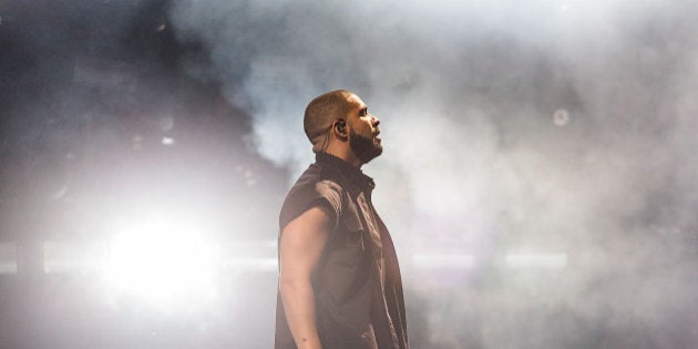 AUSTIN, TX - OCTOBER 10: Rapper Drake performs onstage during weekend two, day two of Austin City Limits Music Festival at Zilker Park on October 10, 2015 in Austin, Texas. (Photo by Rick Kern/WireImage)