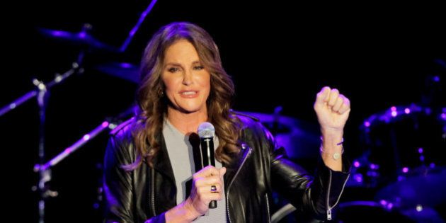 LOS ANGELES, CA - JULY 24: Caitlyn Jenner introduces Boy George and Culture Club at The Greek Theatre on July 24, 2015 in Los Angeles, California. (Photo by Tibrina Hobson/WireImage)