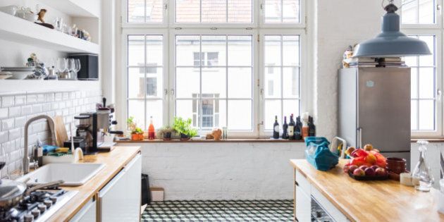 Modern and bright Loft kitchen