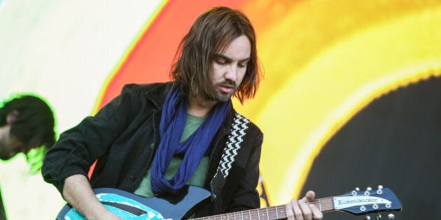 Kevin Parker of Tame Impala performs at Outside Lands Music Festival at Golden Gate Park on Saturday, August 8, 2015, in San Francisco, Calif. (Photo by Rich Fury/Invision/AP)