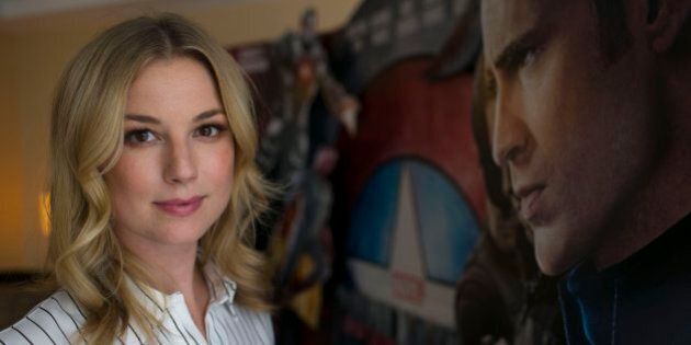 TORONTO, ON - APRIL 29: Emily Vancamp promoting Captain America: Civil War. (Chris So/Toronto Star via Getty Images)
