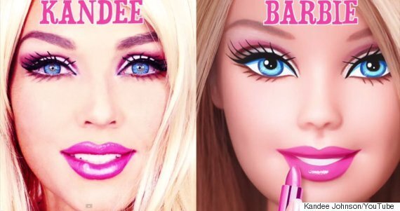 maquillage de barbie
