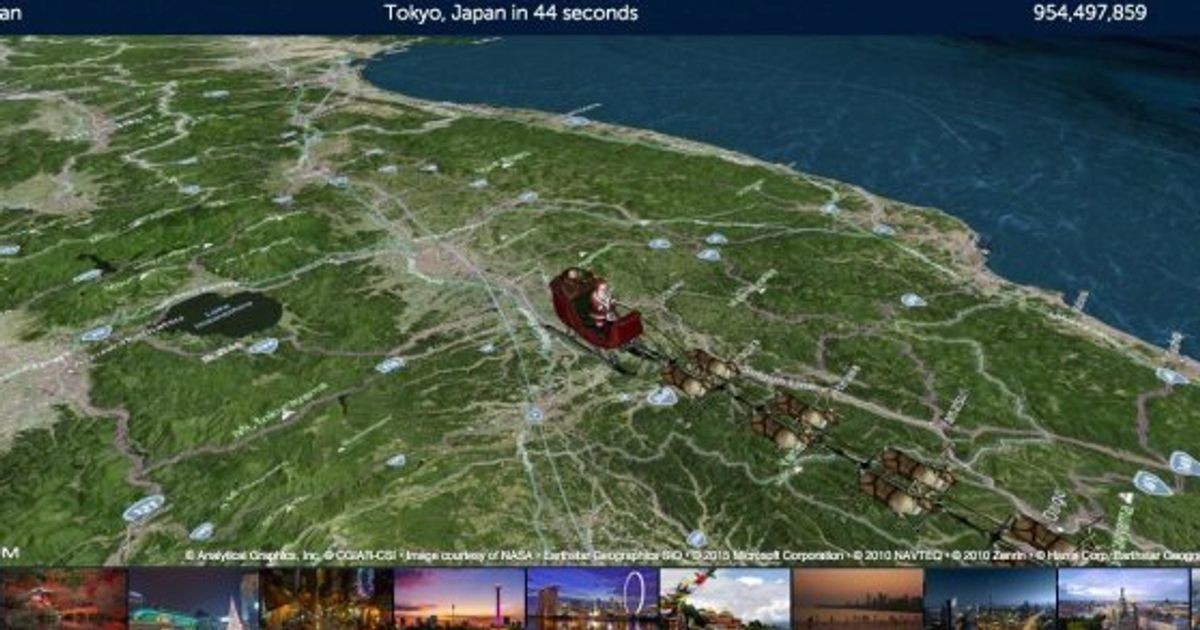 Ce site vous permet de suivre (en direct) le père Noël sur les radars