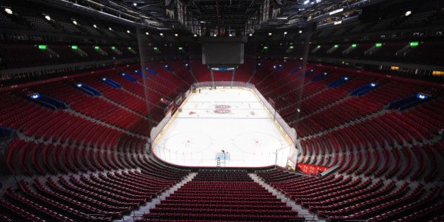 MONTREAL, QC - NOVEMBER 2: General view of the Bell Center before the NHL game between the Montreal Canadiens and the Calgary Flames on November 2, 2014 in Montreal, Quebec, Canada. (Photo by Francois Lacasse/NHLI via Getty Images)