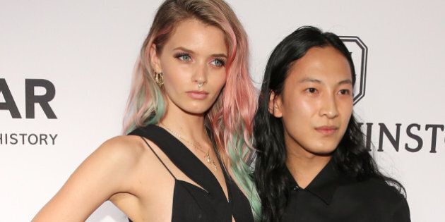 NEW YORK, NY - JUNE 16: Abbey Lee Kershaw and Alexander Wang attend the 2015 amfAR Inspiration Gala New York at Spring Studios on June 16, 2015 in New York City. (Photo by Neilson Barnard/Getty Images)