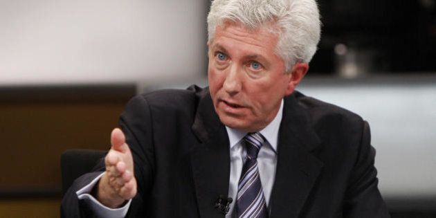 Bloc Quebecois leader Gilles Duceppe speaks during the French language debate at the National Arts Centre in Ottawa, Ontario, October 1, 2008. Canadians are set to go to the polls in a national election October 14, 2008. POOL/Chris Wattie (Photo credit should read CHRIS WATTIE/AFP/Getty Images)