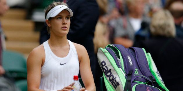 Britain Tennis - Wimbledon - All England Lawn Tennis & Croquet Club, Wimbledon, England - 30/6/16 Canada's Eugenie Bouchard reacts after losing the second set in her match with Great Britain's Johanna Konta REUTERS/Andrew Couldridge