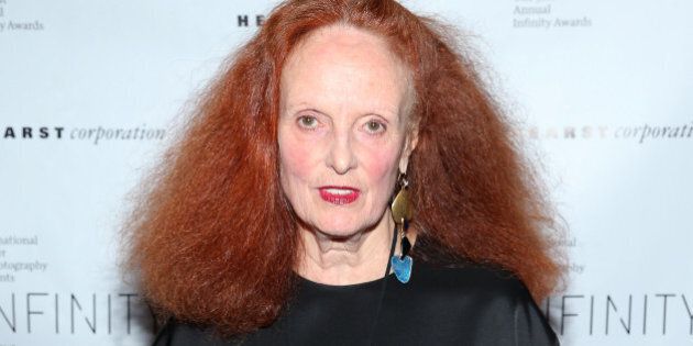 NEW YORK, NY - APRIL 30: Creative Director of American Vogue Grace Coddington attends the International Center of Photography 31st annual Infinity Awards at Pier Sixty at Chelsea Piers on April 30, 2015 in New York City. (Photo by Jemal Countess/Getty Images)