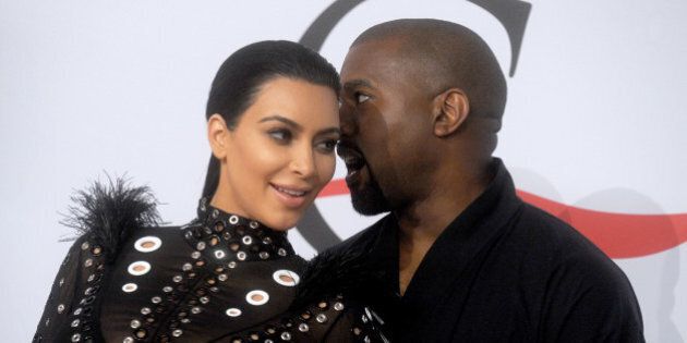File : Kanye West and Kim Kardashian attend the 2015 CFDA Awards at Alice Tully Hall at Lincoln Center in New York City, NY, USA, on June 1, 2015. The Keeping Up With the Kardashians star and her rapper beau welcomed their second child on Saturday, but the two still do not have a first name picked out, according to People. Kardashian reportedly told folks at Cedars-Sinai Medical Center, however, that the newborn's middle name would be Robert, after her late father.