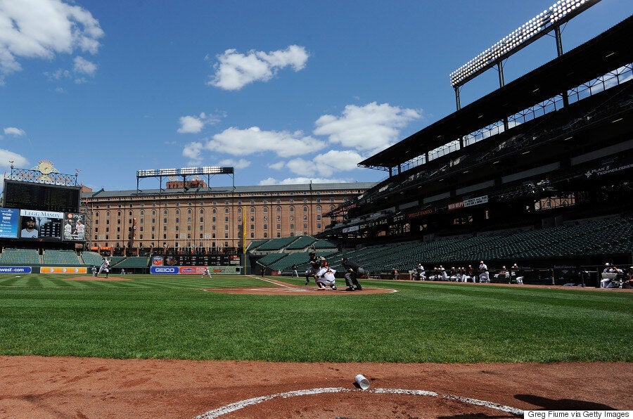Baltimore : Voici de quoi a l'air un match de baseball professionnel devant zéro spectateur