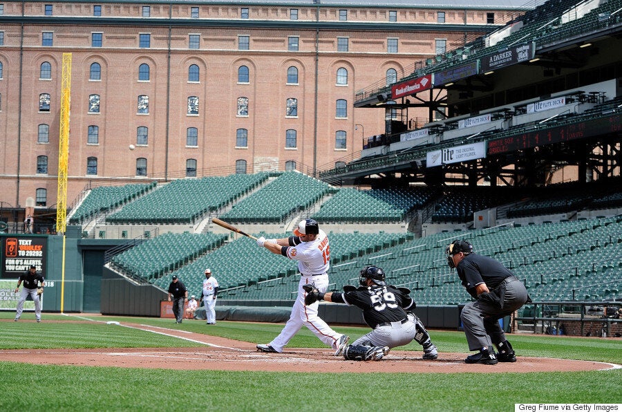 Baltimore : Voici de quoi a l'air un match de baseball professionnel devant zéro spectateur