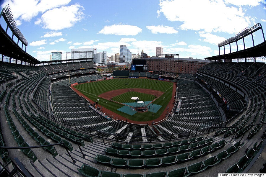 Baltimore : Voici de quoi a l'air un match de baseball professionnel devant zéro spectateur