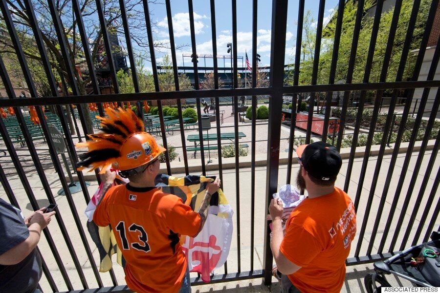 Baltimore : Voici de quoi a l'air un match de baseball professionnel devant zéro spectateur