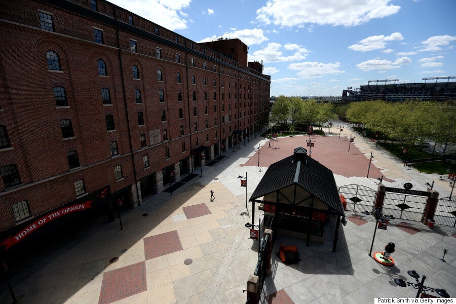 Baltimore : Voici de quoi a l'air un match de baseball professionnel devant zéro spectateur