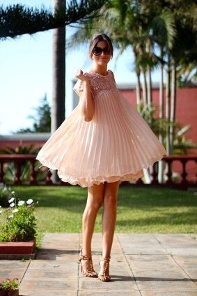 robe courte de bal