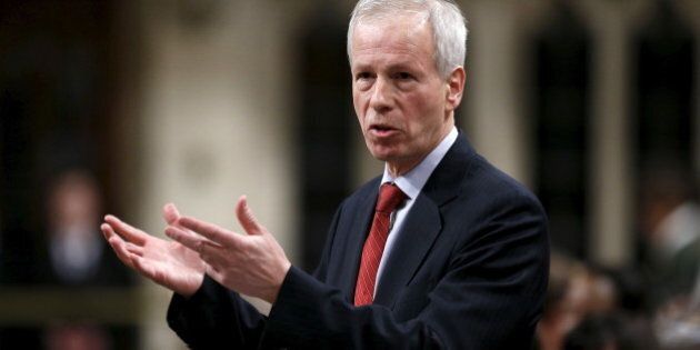 Canada's Foreign Minister Stephane Dion speaks during Question Period in the House of Commons on Parliament Hill in Ottawa, Canada, January 26, 2016. REUTERS/Chris Wattie