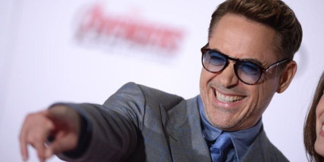 Robert Downey Jr. attends the premiere of Marvel's 'Avengers: Age Of Ultron' at Dolby Theatre on April 13, 2015 in Los Angeles, California.