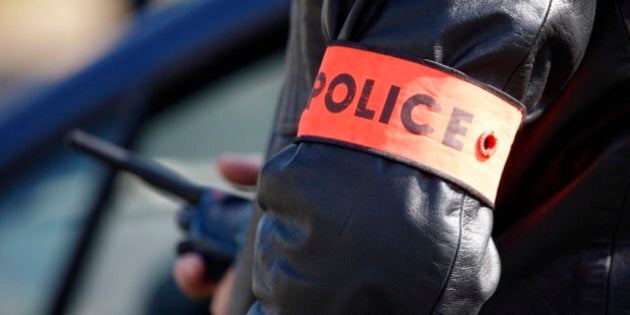 France, Paris. Policeman's tag France.