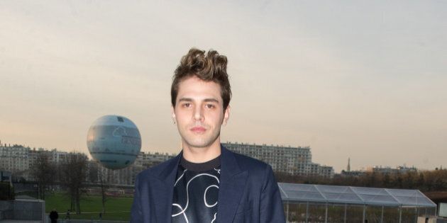 PARIS, FRANCE - JANUARY 21: Xavier Dolan attends the Louis Vuitton Menswear Fall/Winter 2016-2017 show as part of Paris Fashion Week on January 21, 2016 in Paris, France. (Photo by Dominique Charriau/WireImage)
