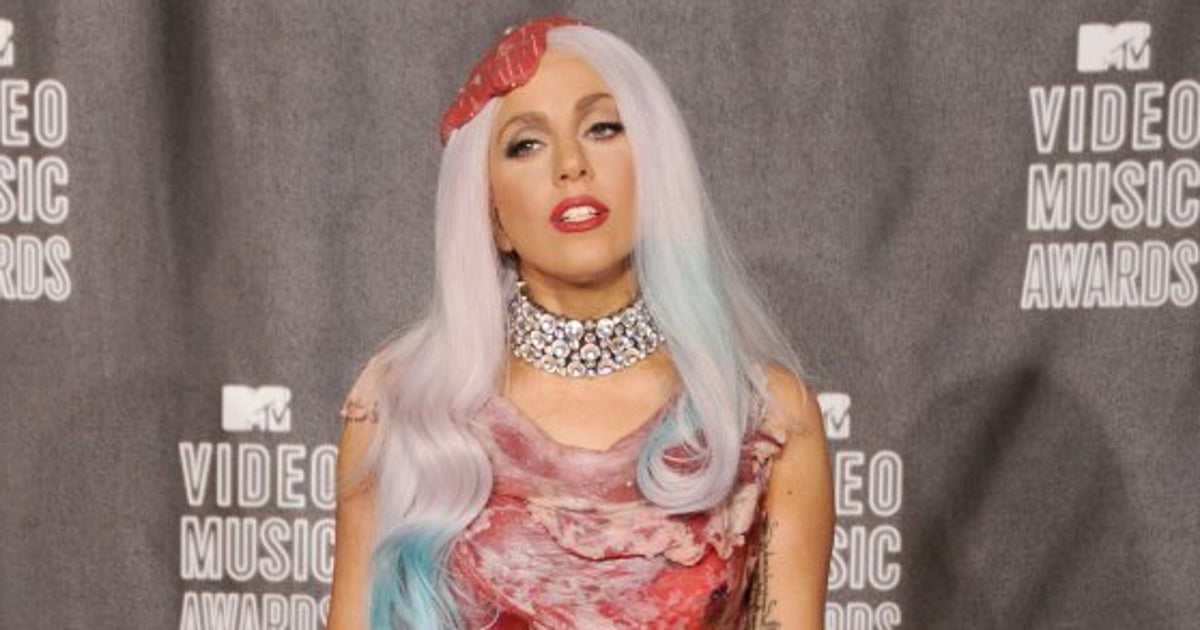 Voilà à quoi ressemble la robe en viande crue que portait Lady Gaga lors des MTV Video Music