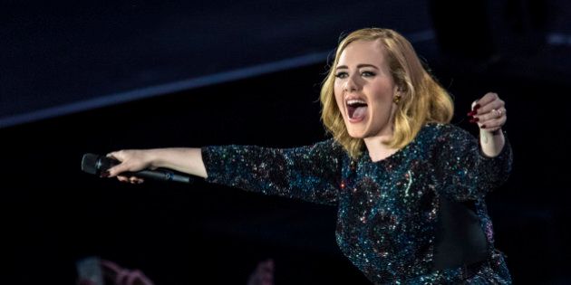 VERONA, ITALY - MAY 28: Adele performs at Arena di Verona on May 28, 2016 in Verona, Italy. (Photo by Francesco Prandoni/Getty Images)