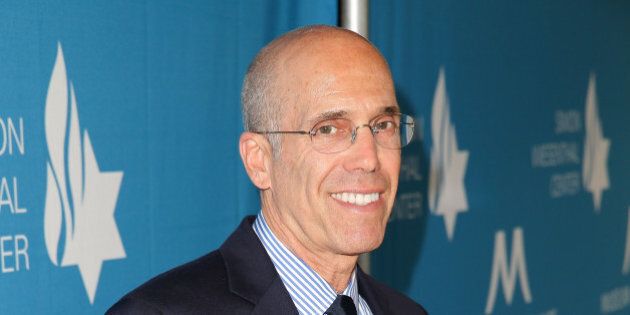 BEVERLY HILLS, CA - MARCH 24: DreamWorks Animation CEO Jeffrey Katzenberg attends the Simon Wiesenthal Center 2015 National Tribute Dinner honoring Harvey Weinstein at The Beverly Hilton Hotel on March 24, 2015 in Beverly Hills, California. (Photo by Imeh Akpanudosen/Getty Images)